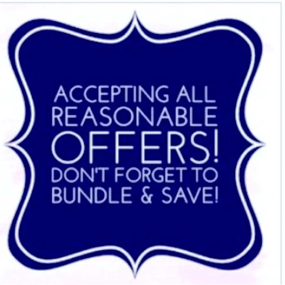 Make offers- eager to sell! 3 items is an auto 15% discount( combined shipping)